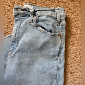 Levi’s High Rise Skinny Light Blue Denim Jeans